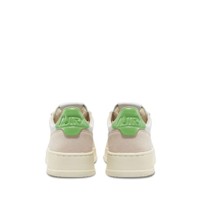 Autry White Leather Low Top Sneakers