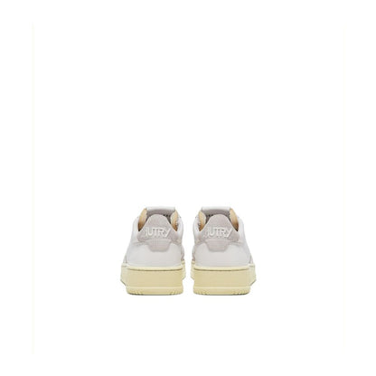 Autry White Leather Low Top Sneakers
