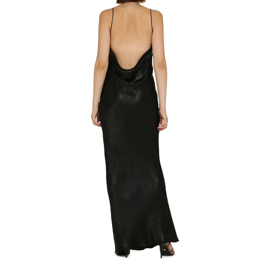 Saint Laurent Black Acetate Casual Dress - Timeless Elegance