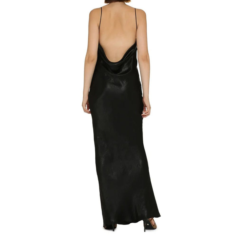 Saint Laurent Black Acetate Casual Dress - Timeless Elegance