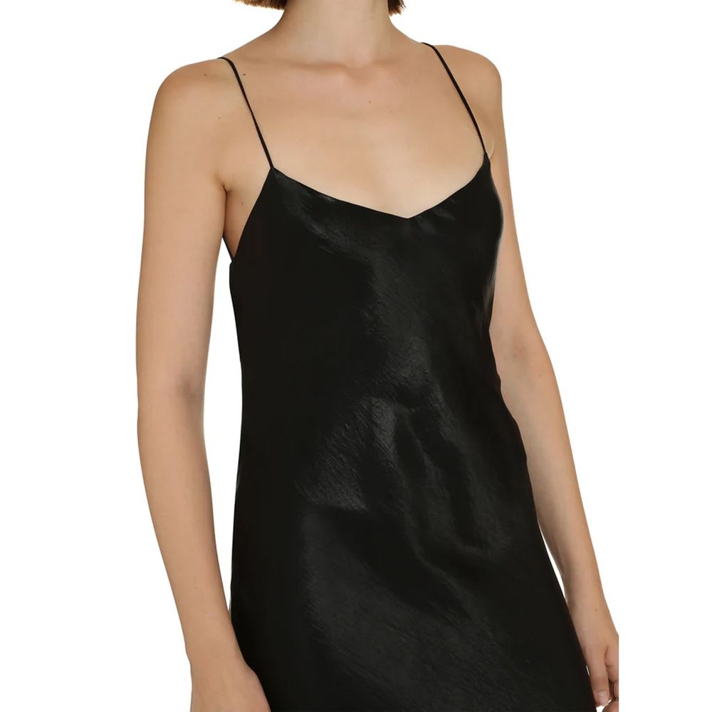 Saint Laurent Black Acetate Casual Dress - Timeless Elegance