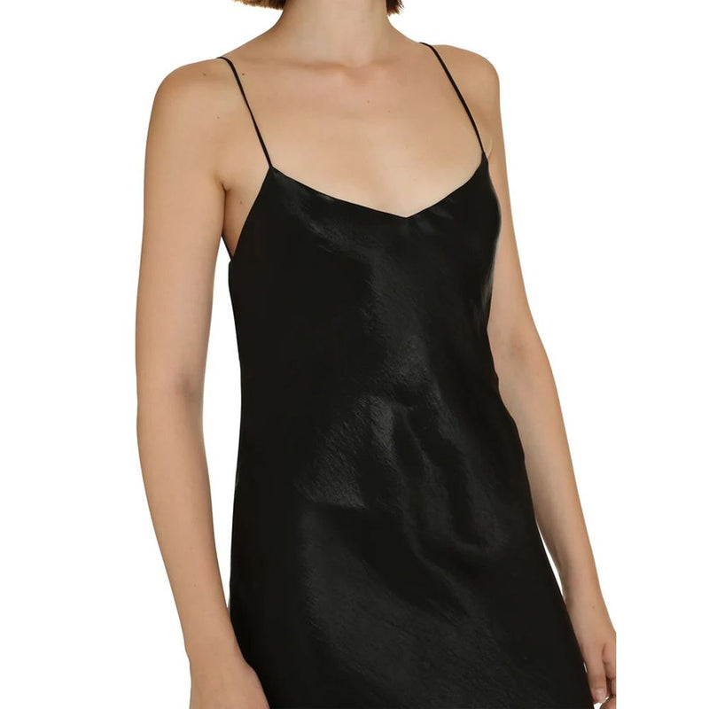 Saint Laurent Black Acetate Casual Dress - Timeless Elegance