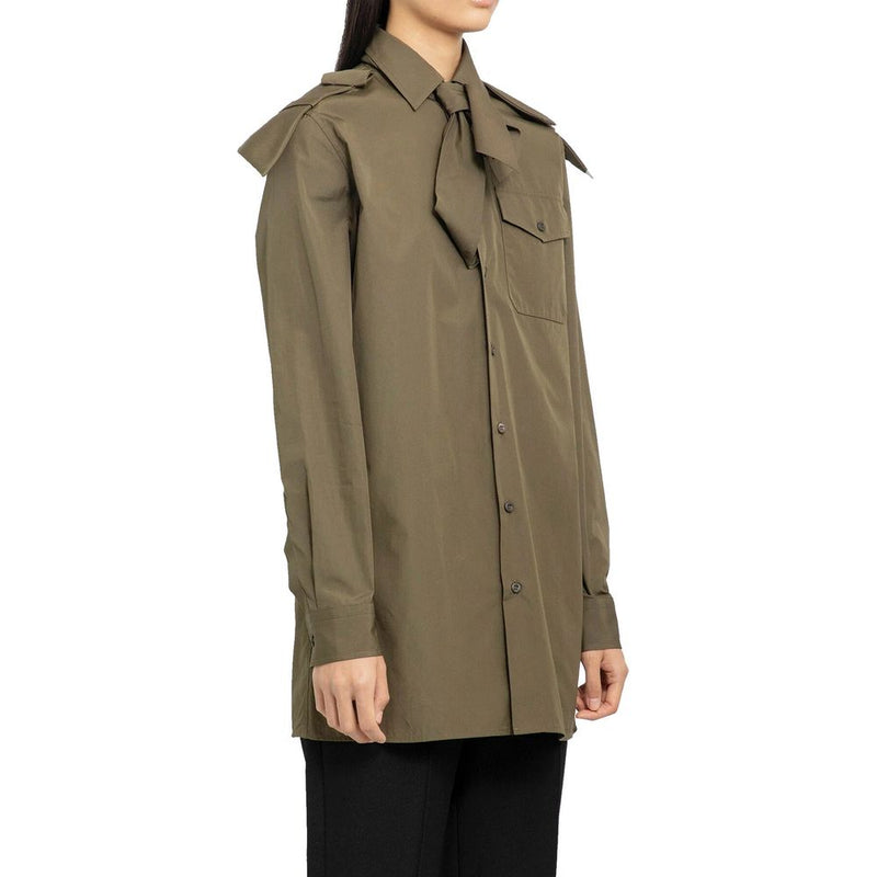 Prada Bicolor Cotton Shirt for Women - Stylish and Comfortable