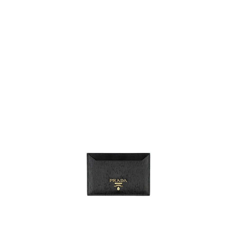 Prada Black Calfskin Wallet - Sophisticated Leather Accessory