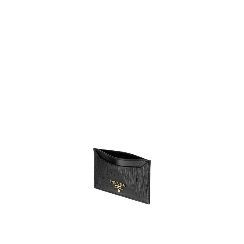 Prada Black Calfskin Wallet - Sophisticated Leather Accessory