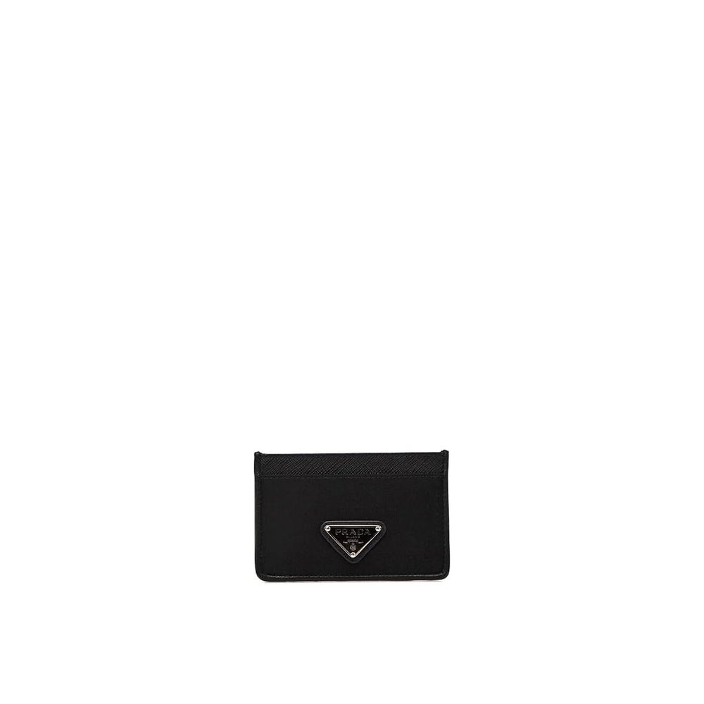 Prada Black Nylon Cardholder - Élégance et Praticité