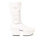 Prada White Polyethylene Boots - Women's Luxury Footwear