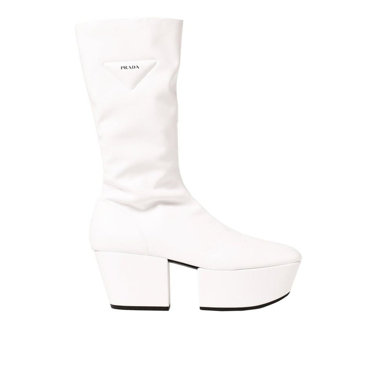 Prada White Polyethylene Boots - Women's Luxury Footwear