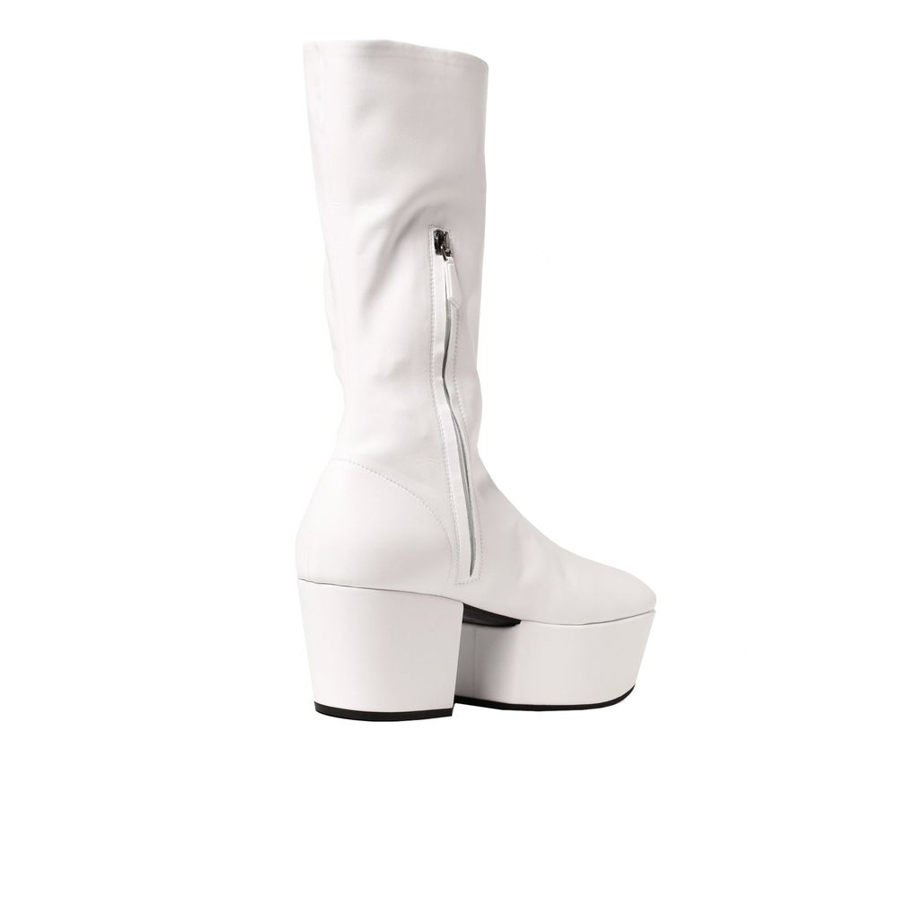 Prada White Polyethylene Boots - Women's Luxury Footwear