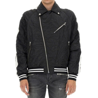 Balmain Zwarte Polyester Bomber