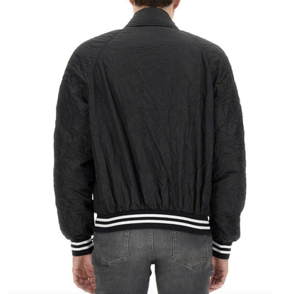 Balmain Zwarte Polyester Bomber