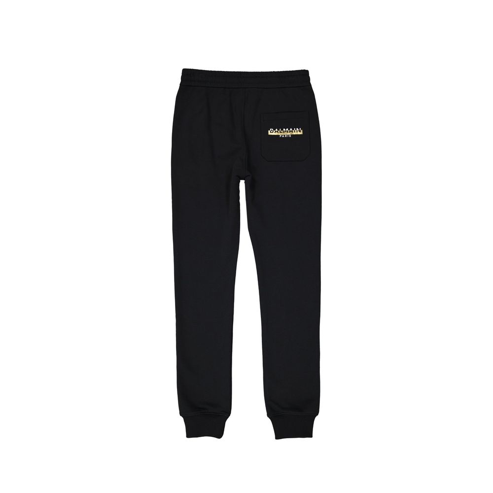 Pantalon de jogging Balmain en coton noir (pantalon de sport)
