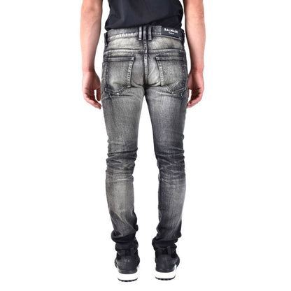Jean skinny en coton noir Balmain