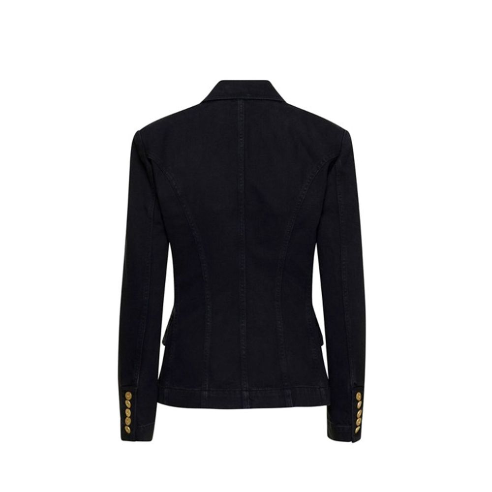 Blazer Balmain en coton noir