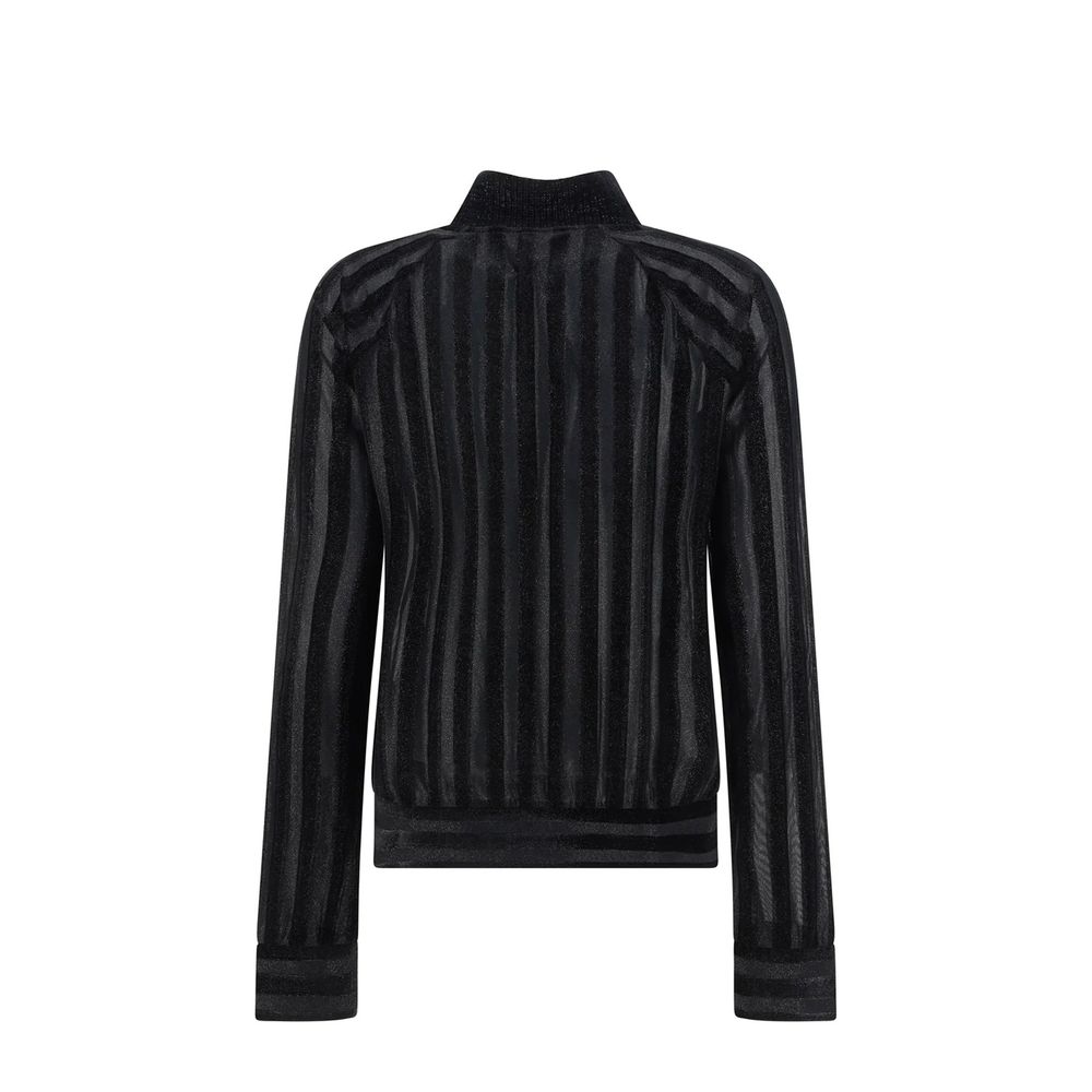 Sweat-shirt Balmain noir en élasthanne