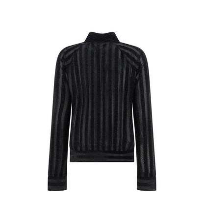 Sweat-shirt Balmain noir en élasthanne