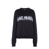 Balmain Black Mohair Sweatshirt for Women
