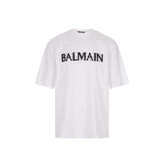 T-shirt Balmain en coton blanc