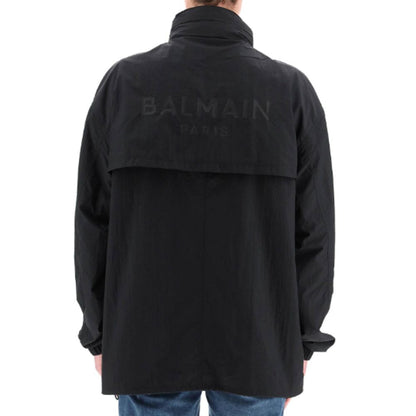 Balmain Zwart Nylon Shell Jack