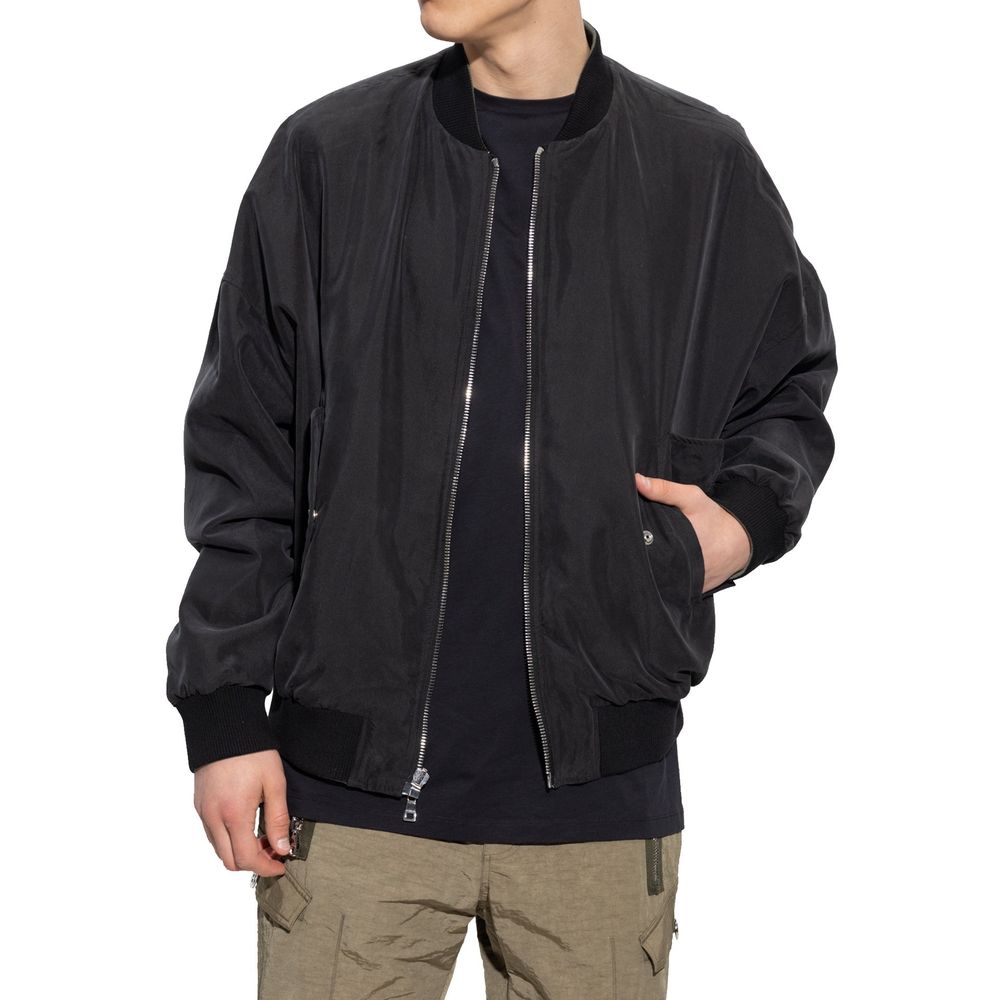 Bomber Balmain en coton noir