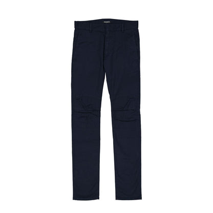 Pantalon décontracté en coton bleu Balmain