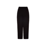 Balmain Black Viscose Casual Pants - Luxurious Comfort