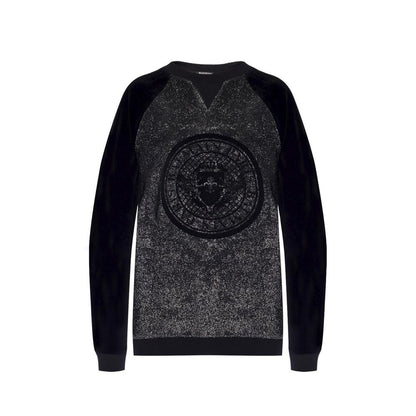 Balmain Black Elastane Sweatshirt