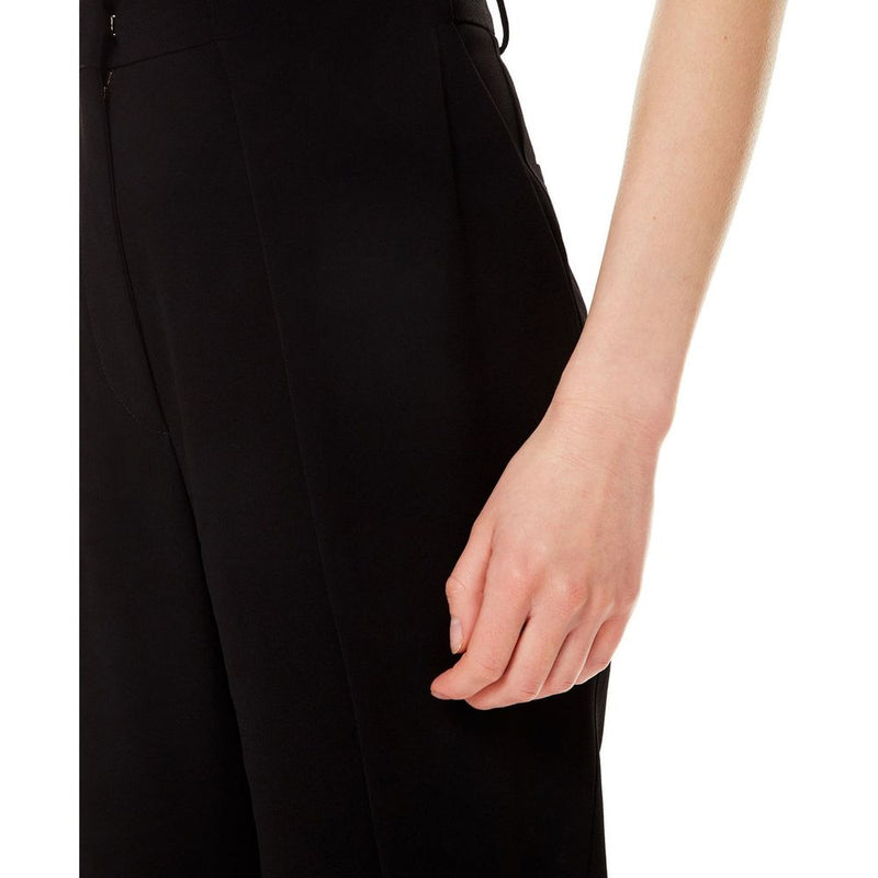 Balmain Black Viscose Casual Pants - Luxurious Comfort