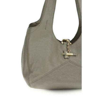 Chloé Bicolor Calf Leather Bos Taurus Shoulder Bag