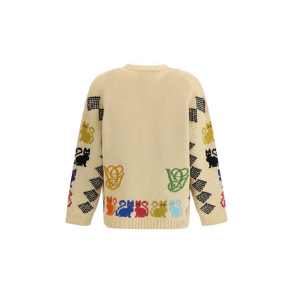 Valentino Multicolor Wool Cardigan
