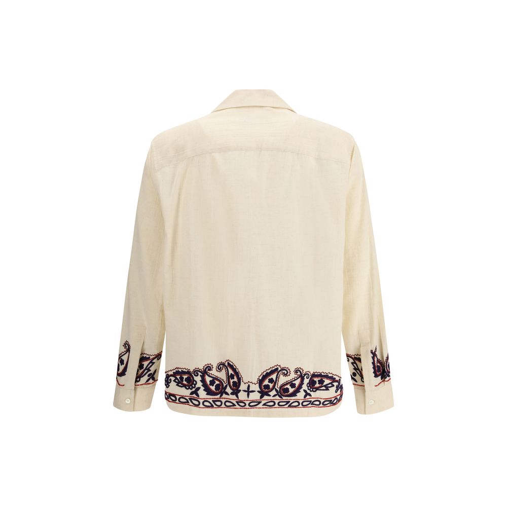 Chemise en Soie Cream Memento de Baziszt