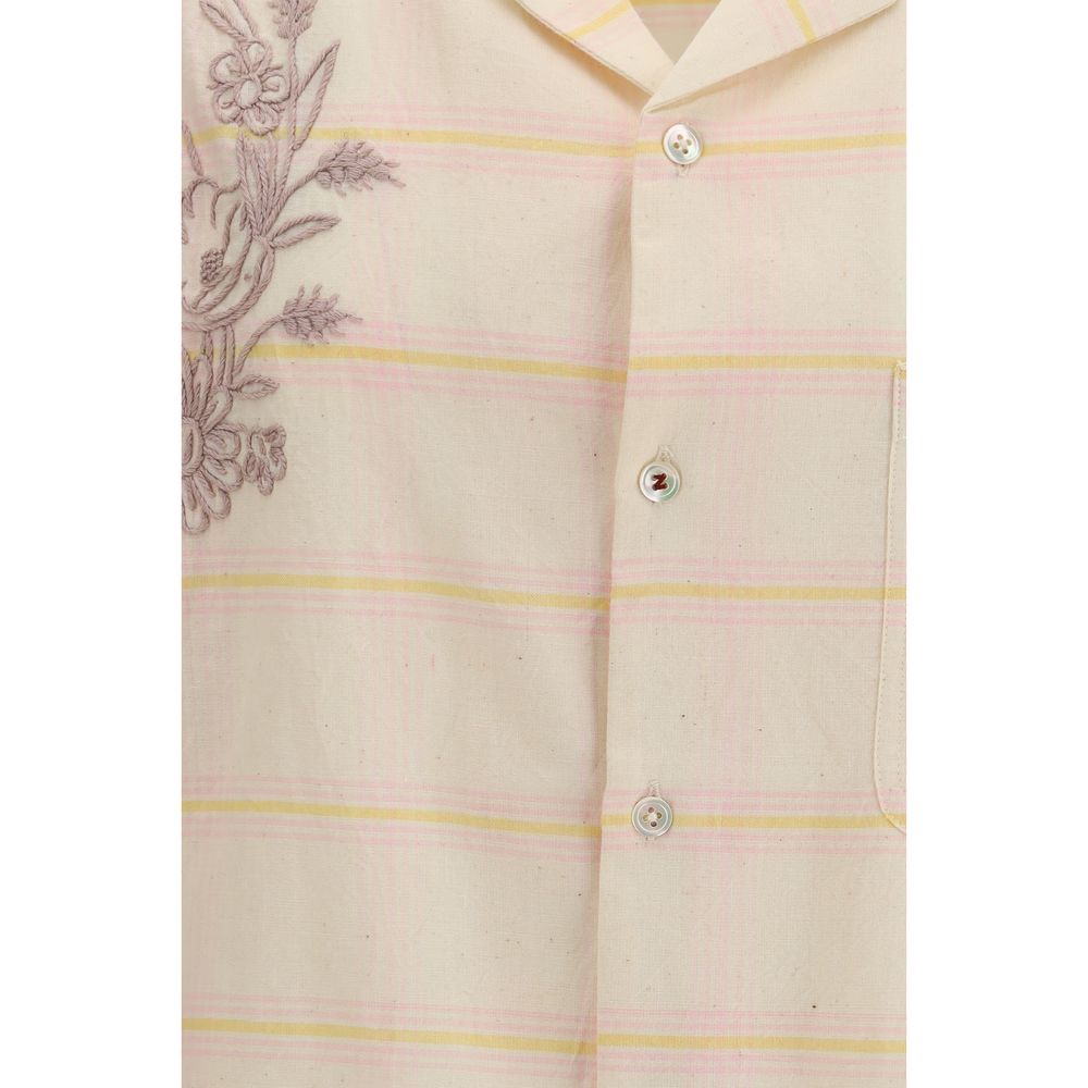 Chemise en Coton Multicolore Baziszt - Élégance Décontractée
