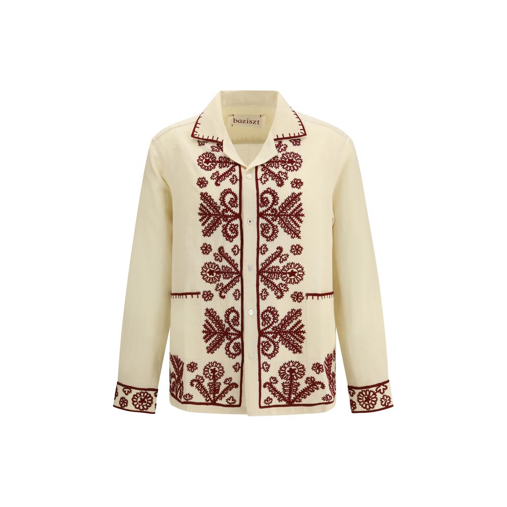 Chemise Fougère Crème en Chanvre Baziszt
