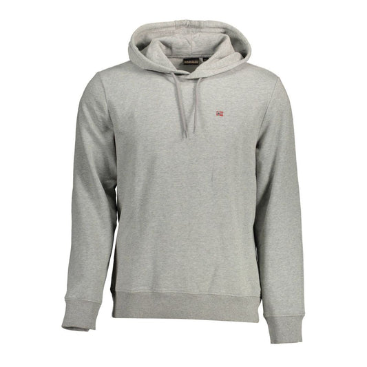 Napapijri Grijze Katoenen Hoodie