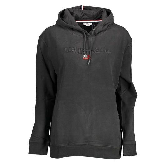 U.S. POLO ASSN. Black Cotton Sweatshirt - Stylish and Comfortable