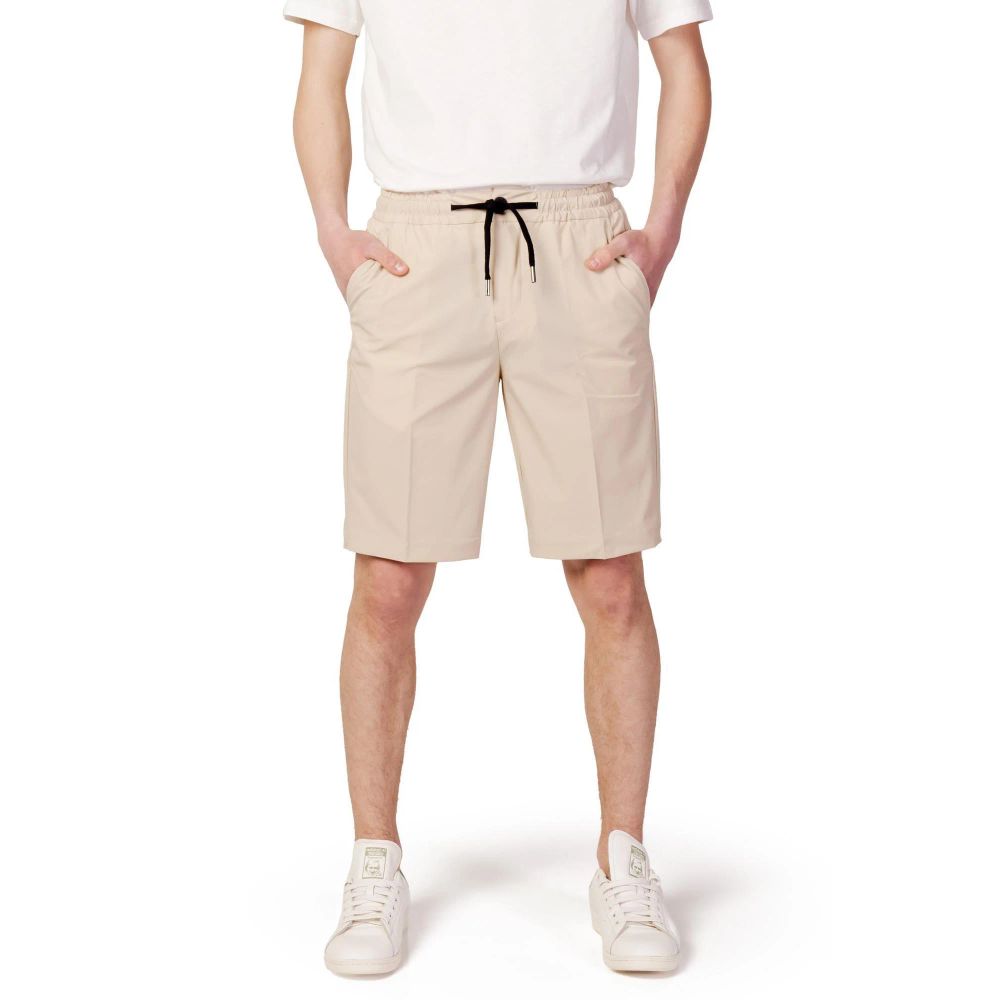 Suns Beige Nylon Shorts - Confort et Style pour Hommes