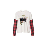 Desigual White Cotton Long Sleeve T-Shirt for Women