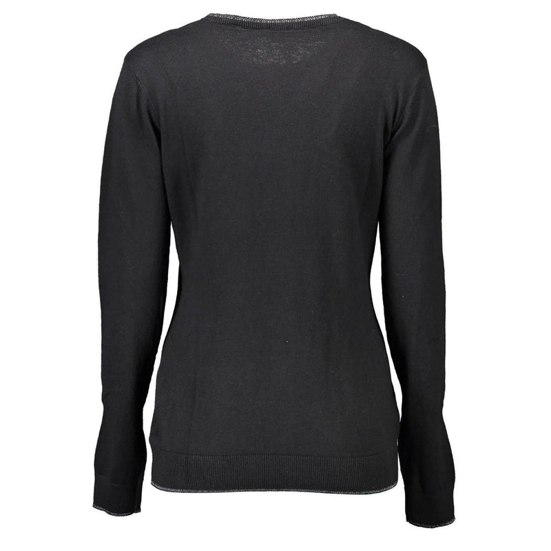 U.S. POLO ASSN. Sweatshirt en Coton Noir pour Femmes