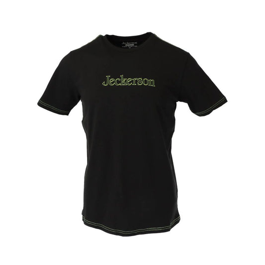 T-shirt en coton noir Jeckerson