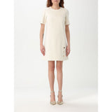 Twinset Pearl Polyester Casual Dress for Elegant Occasions