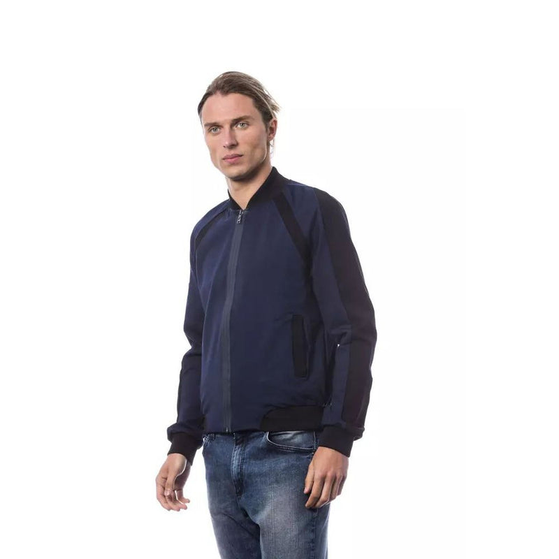 Verri Blue Viscose Bomber - Élégance et Confort
