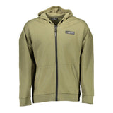 Plein Sport Bicolor Cotton Sweatshirt for Men - Deep Green