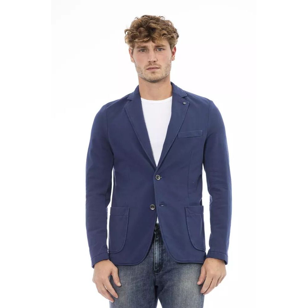 Blazer en coton bleu Distretto12