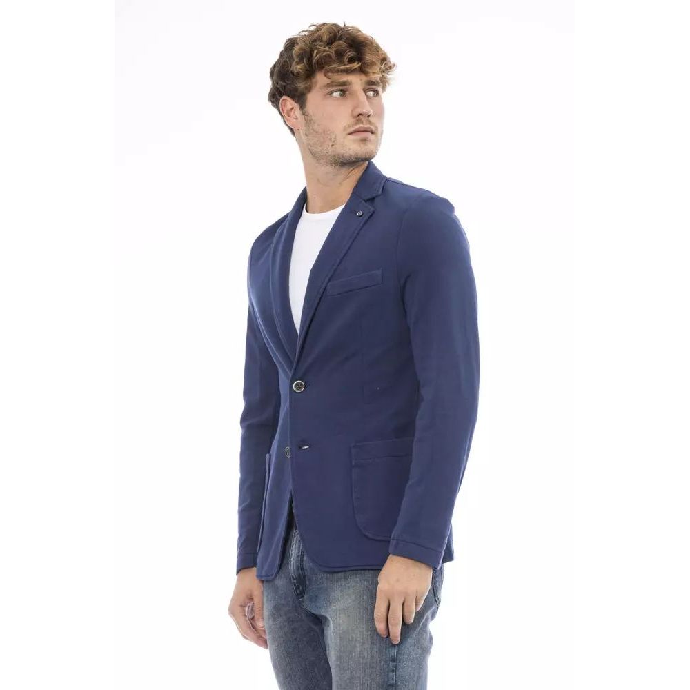 Blazer en coton bleu Distretto12