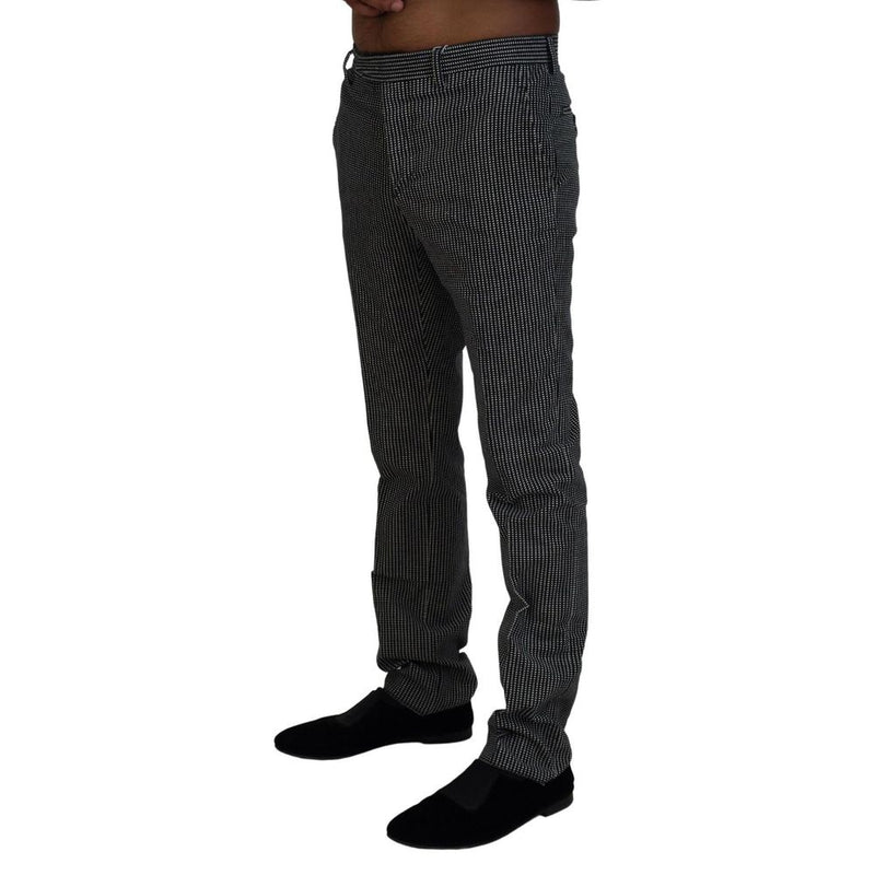 BENCIVENGA Zwarte katoenen pantalon