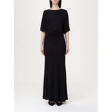 Twinset Black Elastane Casual Dress - Elegant and Comfortable