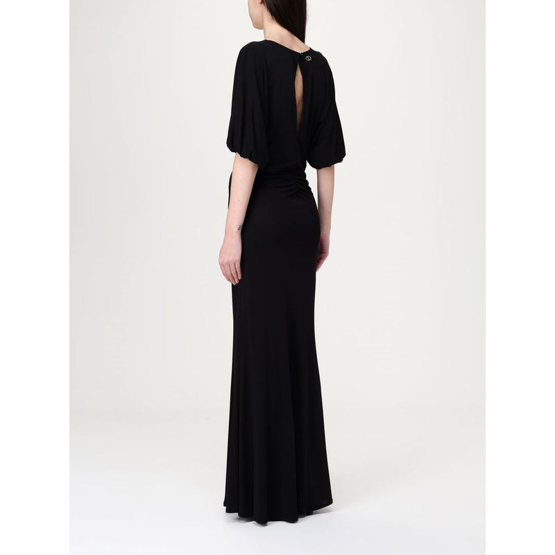 Robe Casual Noire en Élasthanne Twinset - Élégante et Confortable