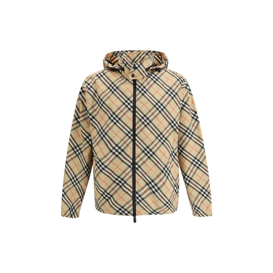 Burberry Multicolor Polyester Shell Jas