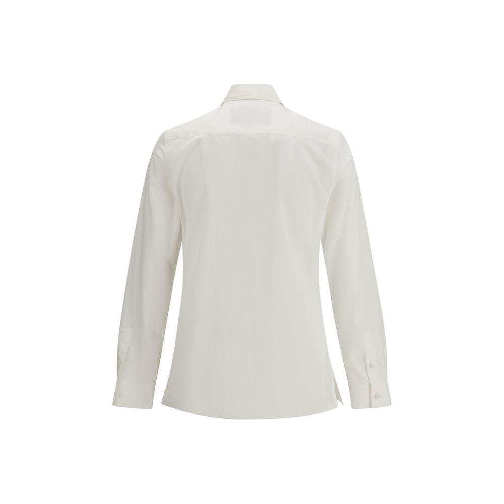 Chemise en coton Valentino Rockstud Untitled blanche