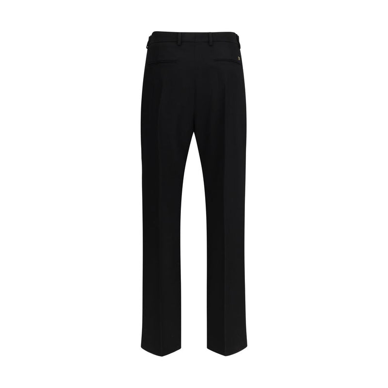 Valentino Zwarte Fleece Wollen Broek